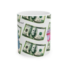 🇺🇸"The Economy Runs on My Burnout"- 11oz Ceramic Mug