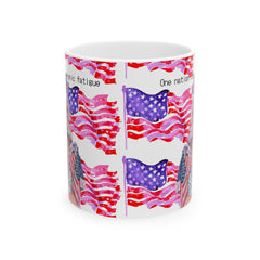 🇺🇸"One Nation Under Chronic Fatigue"- 11oz Ceramic Mug