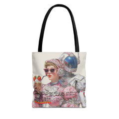 🇺🇸 “Launch of our space-age situationship” Tote Bag | 「ジェット燃料と共有された妄想で飛び立つ、私たちの宇宙時代ロマンス」トートバッグ