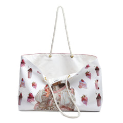 🇺🇸 Weekender Beach Bag – “Cosmic Strawberry Shake” Edition | ウィークエンダー・ビーチバッグ –「コズミック・ストロベリー・シェイク」エディション