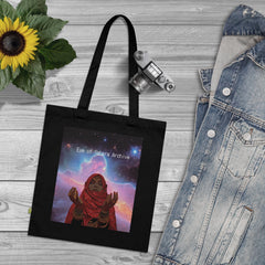 🇺🇸Eye of Sahara Archive – Organic Cotton Tote Bag for Myth Makers & Memory Hoarders