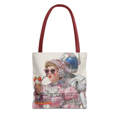 🇺🇸 “Launch of our space-age situationship” Tote Bag | 「ジェット燃料と共有された妄想で飛び立つ、私たちの宇宙時代ロマンス」トートバッグ