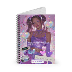 🇺🇸 MiSs_UnDeRsToOd_2004 Retro Vaporwave Spiral Notebook