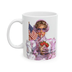 🇺🇸"No optimization without representation" - 11oz Ceramic Mug