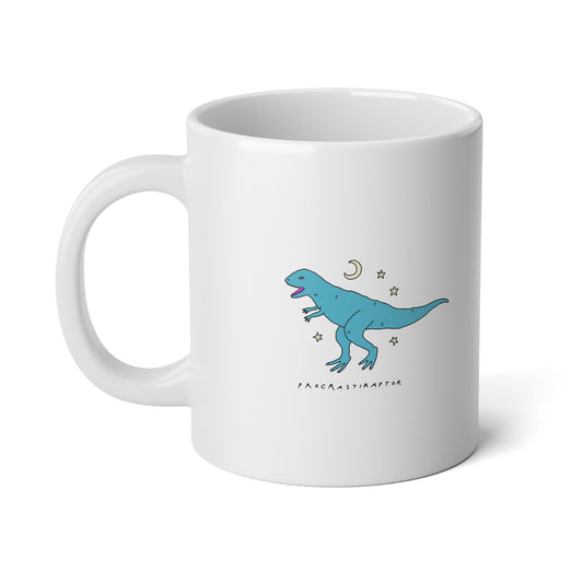 Procrastiraptor Mug, 20oz