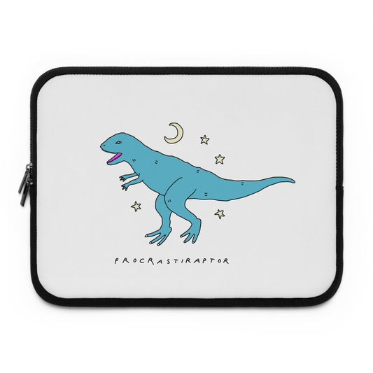 Procrastiraptor Laptop Sleeve