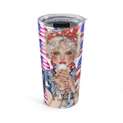 🇺🇸 Too Hot for a Cold War 4th of July Balloons Tumbler 20oz