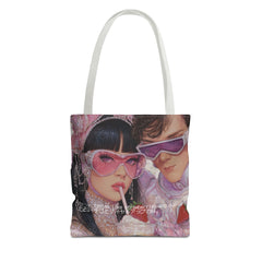 🇺🇸 “Rebellion Tastes Like Strawberries and Dial-Up” Tote Bag |「反逆の味はストロベリーとダイヤルアップ」トートバッグ