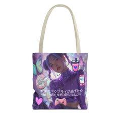 🇺🇸 “☆My dream butterfly escaped☆” Tote Bag | 「☆夢のバタフライが逃げた☆」トートバッグ