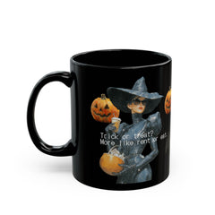 🇺🇸🎃 “Trick or Treat? More Like Rent or Eat.” 11oz Ceramic Mug