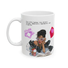 🇺🇸 11oz Ceramic Mug | Chronic Fatigue & Oligarchy Edition