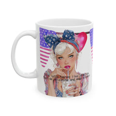 🇺🇸 "This latte tastes like inflation, fluoride poisoning, and wage slavery"- 11oz Ceramic Mug