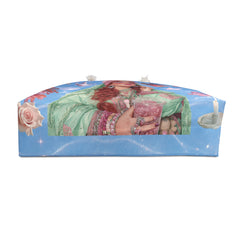 Fatine, Zagora 2006, Weekender Beach Bag — Celestial Pink Moroccan Tote