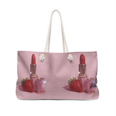 🇺🇸 Weekender Beach Bag – “Cosmic Strawberry Shake” Edition | ウィークエンダー・ビーチバッグ –「コズミック・ストロベリー・シェイク」エディション