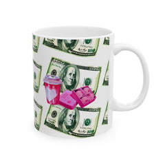 🇺🇸"The Economy Runs on My Burnout"- 11oz Ceramic Mug