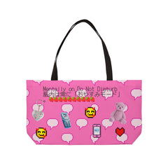 🇺🇸"Mentally on Do Not Disturb” Weekender Bag 💗ウィークエンダーバッグ 💗