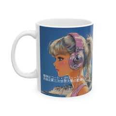 🇺🇸🇯🇵 11oz Ceramic Mug | Côte d’Azur x World War 3 Edition | コートダジュール x 第三次世界大戦エディション