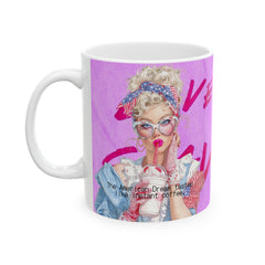 🇺🇸"The American Dream tastes like instant coffee"- 11oz Ceramic Mug
