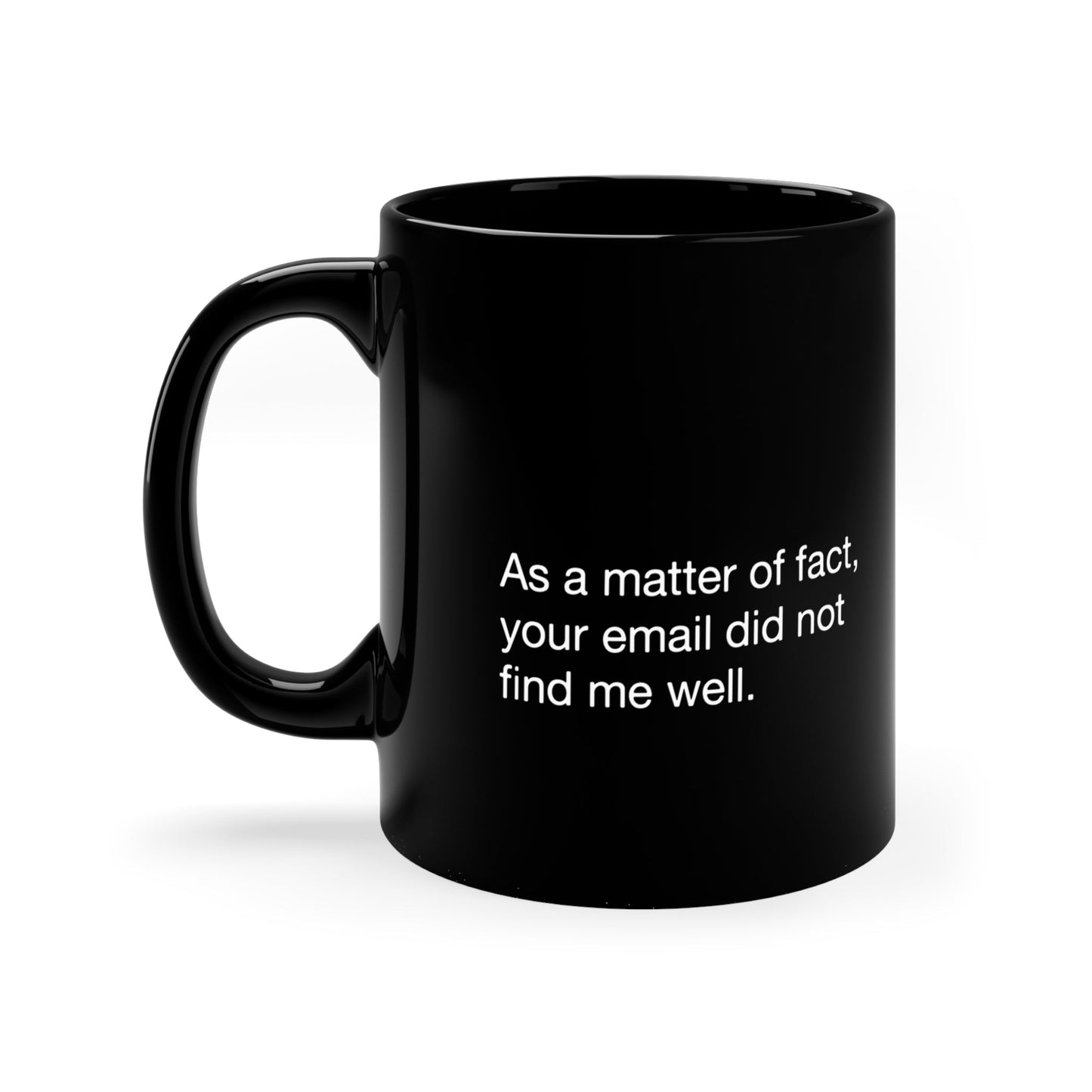 Black Coffee Mug, 11oz - Existential Quotes