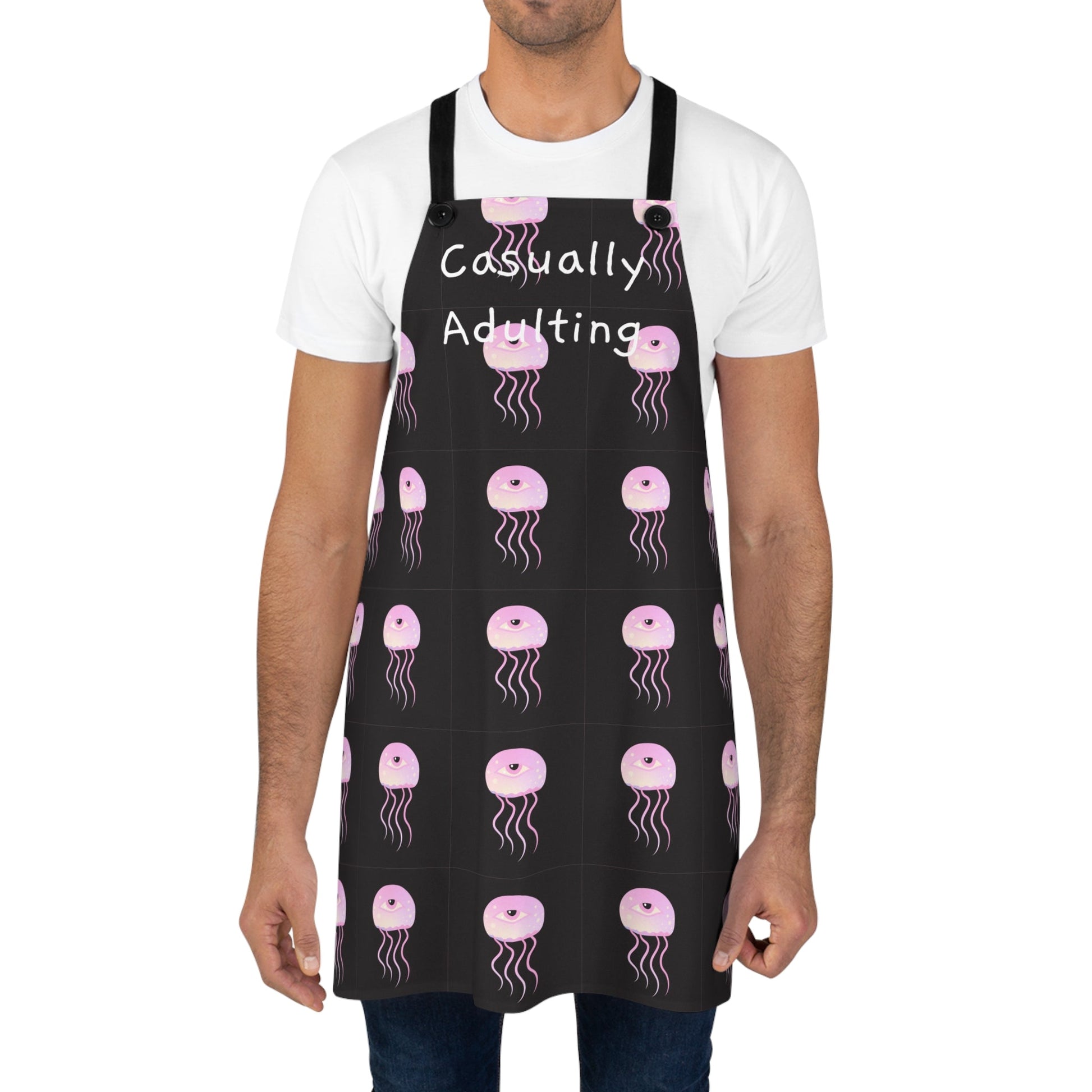 Casually Adulting Apron (AOP) - Existential Quotes