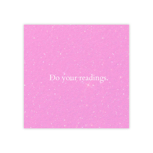 Do Your Readings Post-it® Note Pads - Existential Quotes