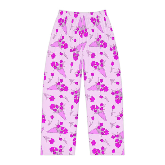 Easter Flowers Women's Pajama Pants (AOP) - Existential Quotes