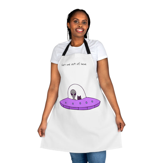 Get me Out of Here Apron (AOP) - Existential Quotes