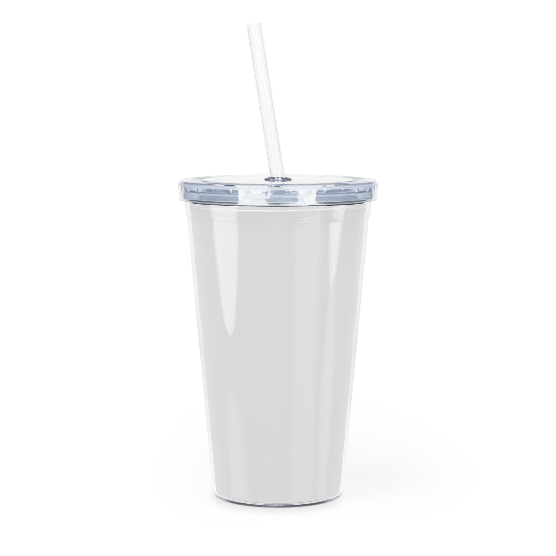 High and Shroomy Plastic Tumbler with Straw - Existential Quotes