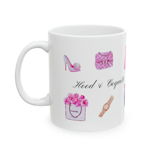 Hood and Coquette Ceramic Mug, 11oz - Existential Quotes