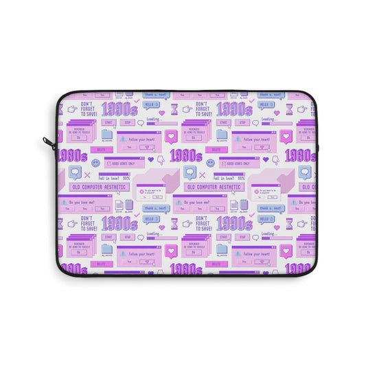 Laptop Sleeve for the Nostalgic 90s Kid - Existential Quotes