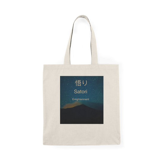 Satori Natural Tote Bag - Existential Quotes