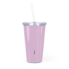 Shut up I'm Ascending Plastic Tumbler with Straw - Existential Quotes