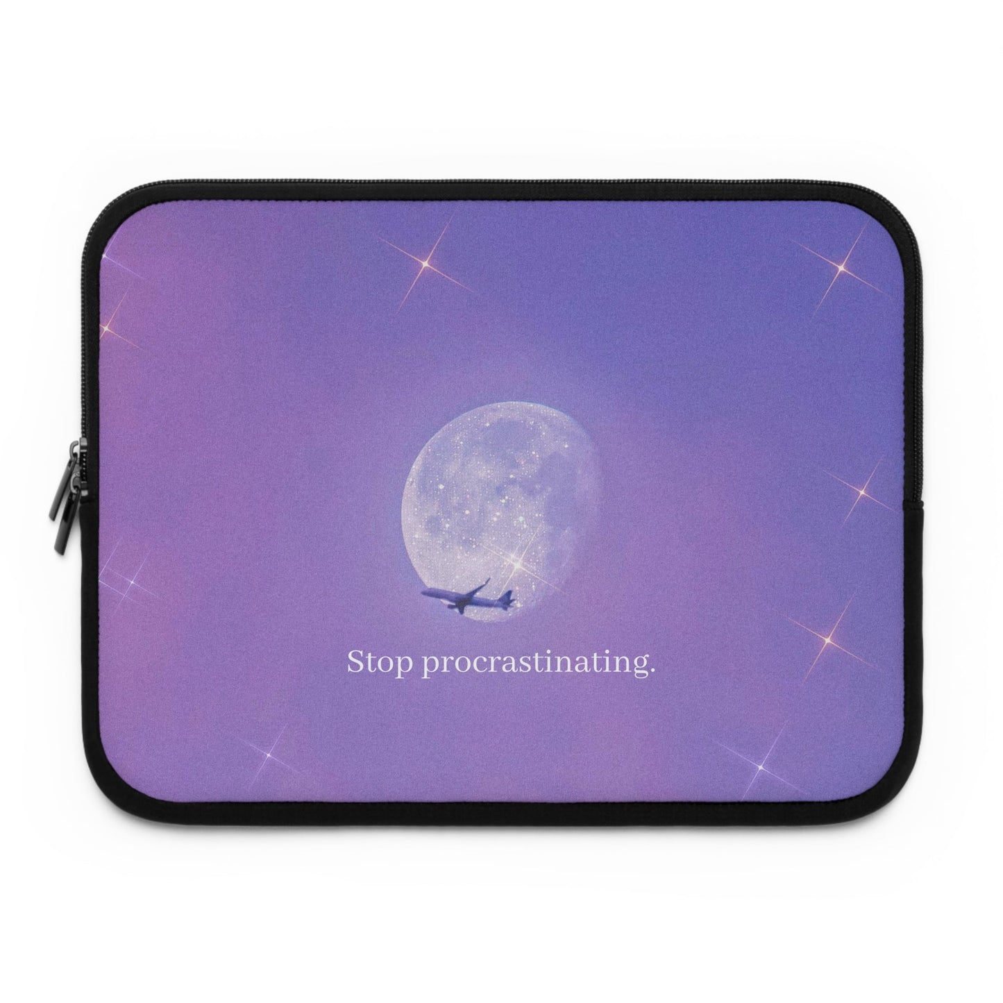 Stop Procrastinating Laptop Sleeve 13" - Existential Quotes