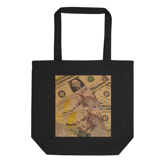 The Meaning of Love is the Kuwaiti Dinar in Arabic Eco Tote Bag - Existential Quotes